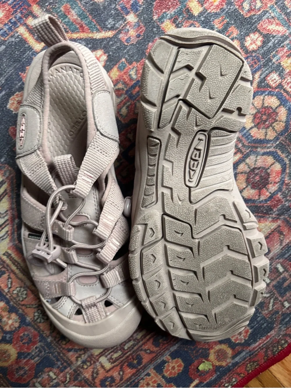 KEEN Women's Newport H2 Sandal - Monochrome/Fawn | 7.5